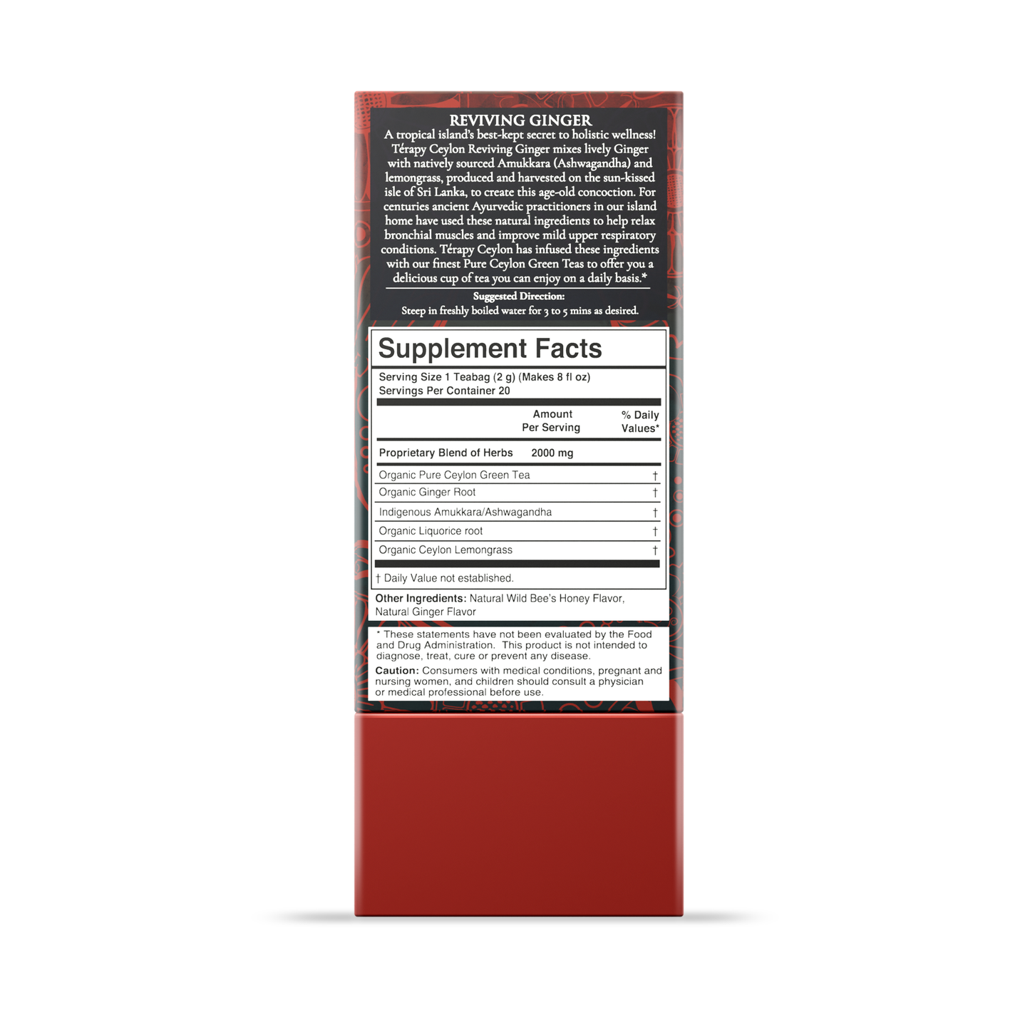 Energizing Ginger Reboot Tea – Natural Vitality in Every Sip