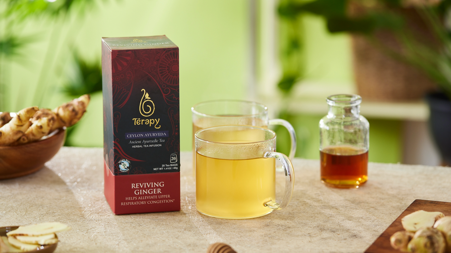Energizing Ginger Reboot Tea – Natural Vitality in Every Sip